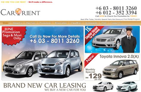Show rental company before reservation is made Car Orient Travel - Car Rental & Chauffeur Services Kuala ...