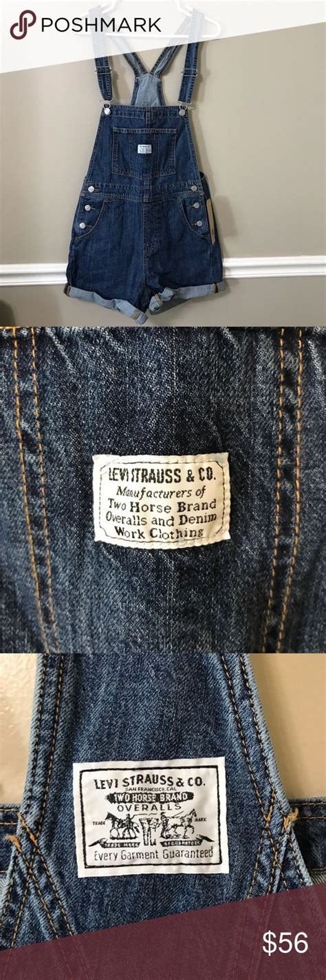 Levis Vintage Shortalls Nwt Levis Vintage Shortallsoveralls Size Xs I