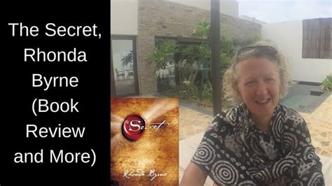 Book Review The Secret Rhonda Byrne Youtube Book Review Rhonda