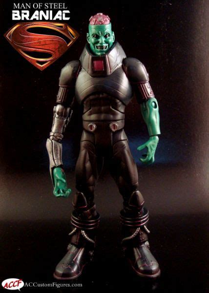 Brainiac Man Of Steel Dc Universe Custom Action Figure Custom