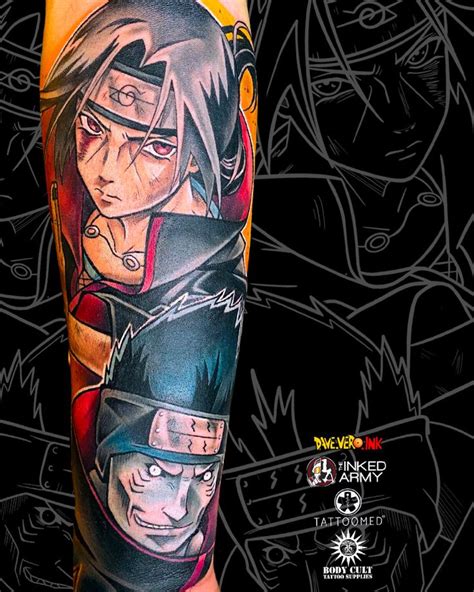 Kisame Itachi Tattoo By K Naruto Tattoo Manga Tattoo