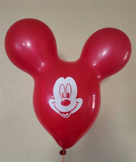 Mickey Mouse Head Latex Balloons Mickey Mouse Ear Balloons Etsy