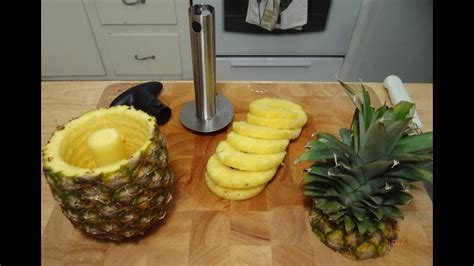 How To Core A Pineapple Easily Youtube