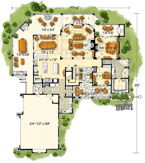 Dream Home Country Farmhouse House Plan 1067 The House Designers