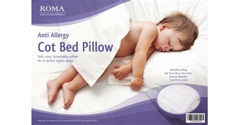 Anti Allergy Quality Microfibre Cot Bed Pillow