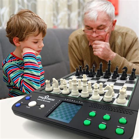 Buy Top 1 Chess Set Board Game Electronic Voice Chess Academy