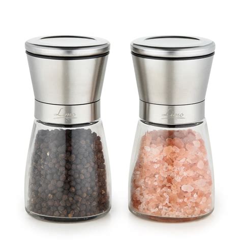 Luxury Salt And Pepper Grinder Kitchen Set Stainless Steel Pepper And