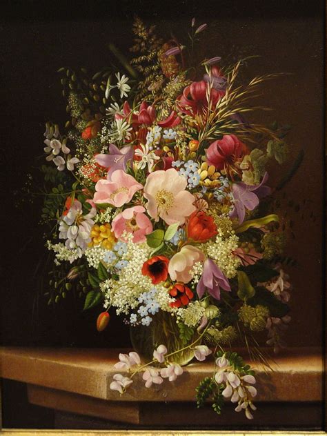 Filestill Life Of Flowers By Adelheid Dietrich 1868 Oil