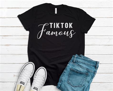 Funny Tiktok Shirt Tiktok Famous Tiktok Queen Tiktok Tee Etsy