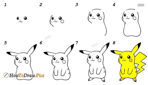 How To Draw Pikachu 2 Disney Character Drawings Pikachu Drawing