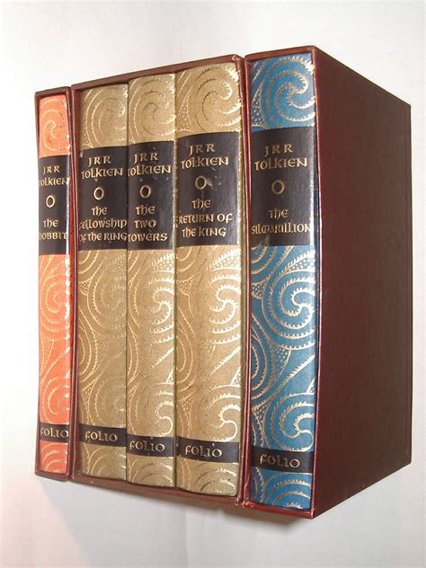 The Hobbit Lord Of The Rings Trilogy The Silmarillion Tolkien Folio
