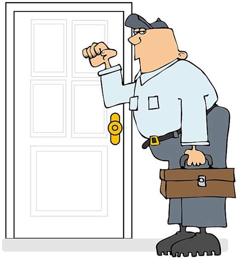 Royalty Free Knocking On Door Clip Art Vector Images And Illustrations