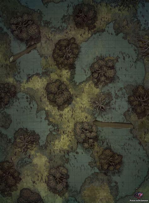 Swamp 22x30 Public Dice Grimorium On Patreon Fantasy World Map