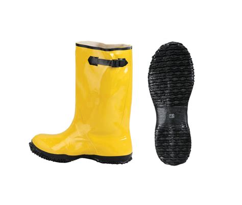 Yellow Over The Shoe Rubber Slush Boot 17 Inch Ebay