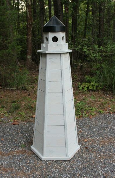 5 Ft Treated Lawn Lighthouse Plans In 2020 Woodworking Woodworking