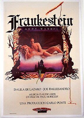 Andy Warhol Frankenstein Joe Dallesandro Argentinean Movie Poster