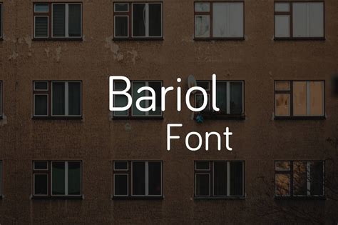 bariol font