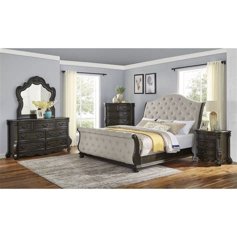 Steve Silver Rhapsody Rh900dr Traditional 7 Drawer Dresser With Fluted