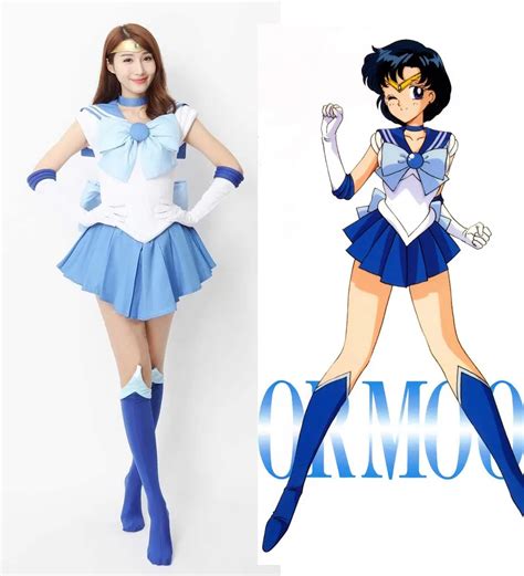 2017 Nuevo Anime Sailor Moon Cosplay Disfraz Sailor Mercury Disfraces Carnavaldisfraces De