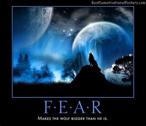 Fear Dimension Demotivational Poster