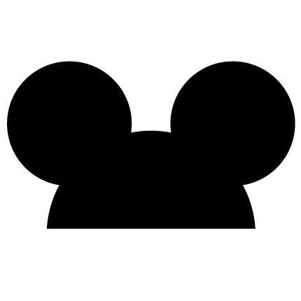 Silhouette Mickey Mouse Ears at GetDrawings | Free download