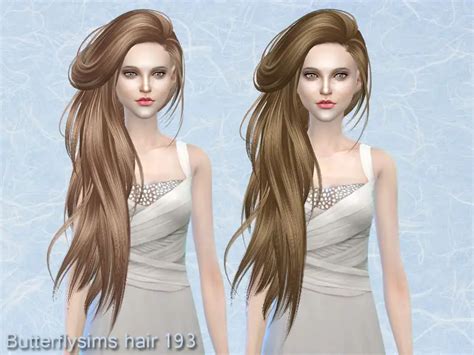 Butterflysims Hair 193 Sims 4 Hairs