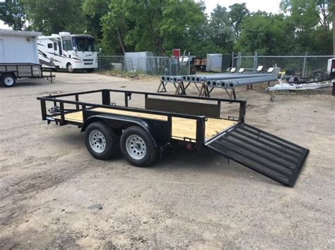 6 X 12 Tandem Axle Open Utility Trailer 6x12 Trailers For Sale