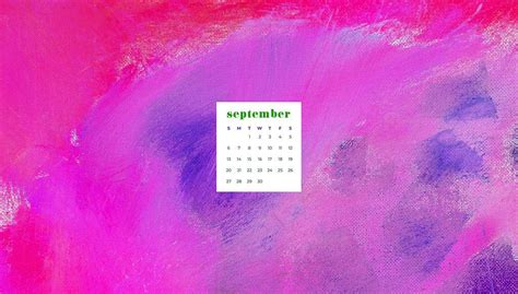 Free September 2020 Desktop Calendar Wallpapers — 16 Designs Options