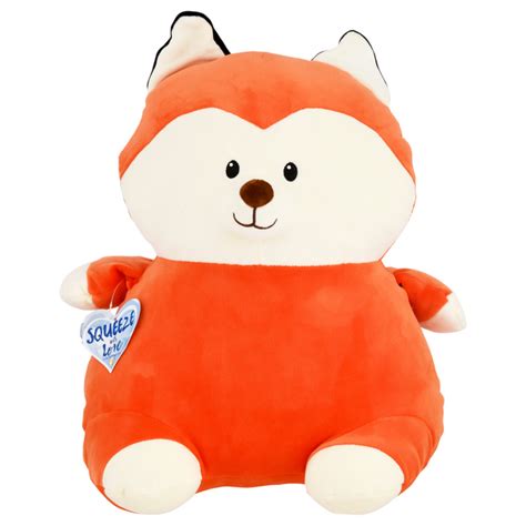 Save On Animal Adventure Squeeze With Love Super Puffed Plush Fox Order