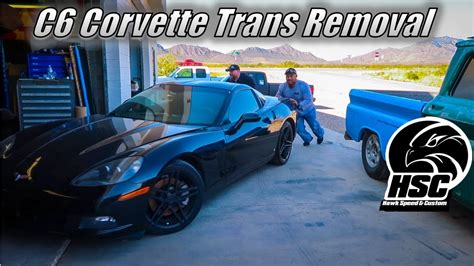 C6 Corvette Transmission Removal Youtube