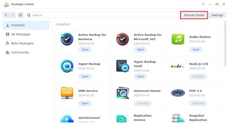 How Do I Install Applications With Package Center Synology Knowledge