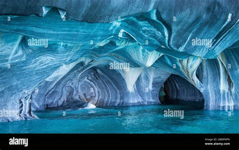 The Marble Caves Spanish Cuevas De Marmol A Series Of Naturally