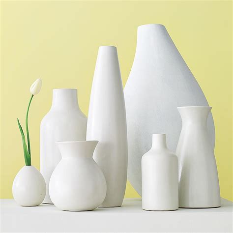 Pure White Ceramic Vases West Elm Australia