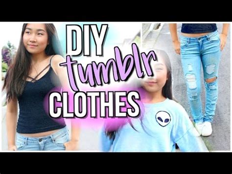 Check spelling or type a new query. DIY Tumblr Clothes | Upcycle Old Clothing WITHOUT Transfer ...