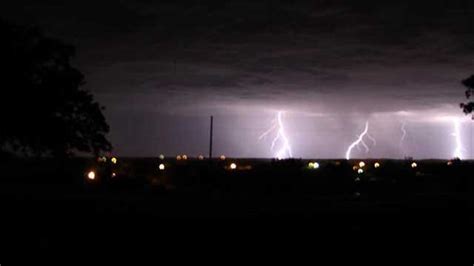 Strong Storms Move Across Eastern Oklahoma Late Monday