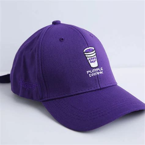 Purple Baseball Cap Women Visor Summer Hats For Men Embroided Logo