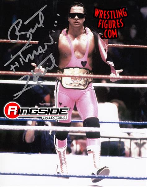 Bret Hart Autographed Photo Ringside Collectibles