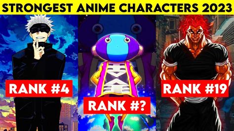 top 40 strongest anime characters according to japan 2023 update youtube