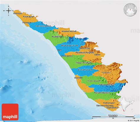 We did not find results for: Political Panoramic Map of Kerala, single color outside