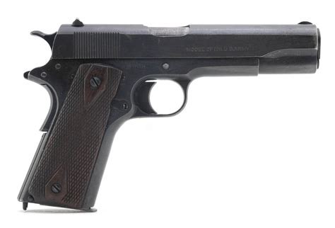 Black Army Colt 1911 45 Acp Caliber Pistol For Sale