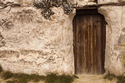 Old Wizard Cave House Entrance Door Stock Image Image Of Door