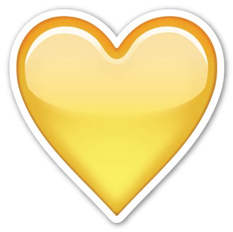 Yellow Heart Imagenes De Emoji Emojis Emojis De Iphone