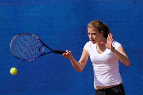 Female Tennis Player Performing Forehand King Daddy Sports