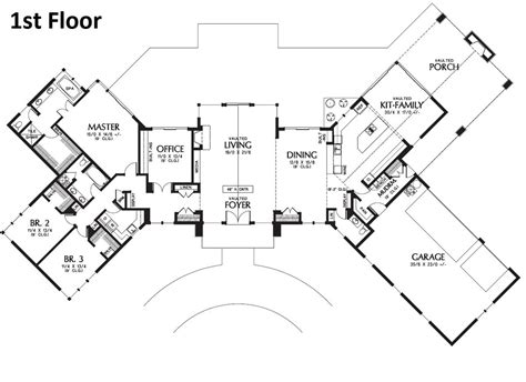 Modern One Story House Plan