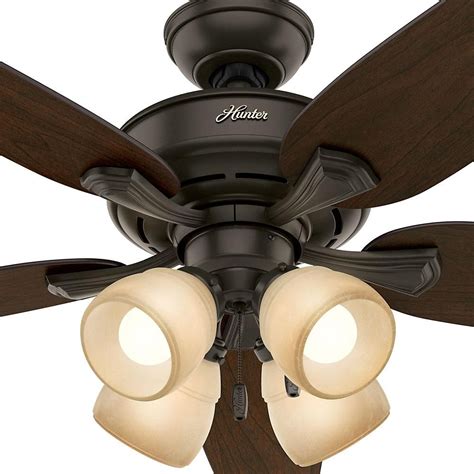 Hunter bronze contemporary ceiling fans with light. Hunter Channing 52 in. LED Indoor New Bronze Ceiling Fan ...