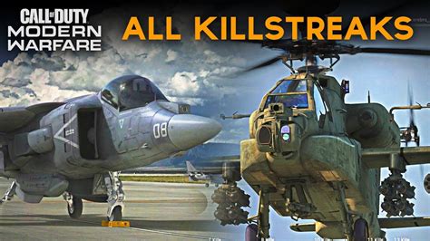 Call Of Duty Modern Warfare Killstreak List Guide