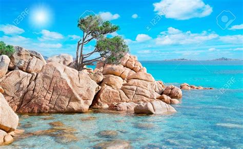 Paradise Beach In Costa Smeralda Sardinia Stock Photo 19397121