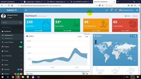 Install Material Design Admin Template In Asp Net Core Mvc Tutorial Pics