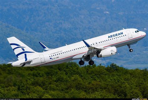 Sx Dnd Aegean Airlines Airbus A320 At Geneva Intl Photo Id 735344