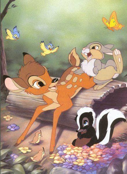 Bambi Thumper The Rabbit And Flower The Skunk Bambi Disney Disney
